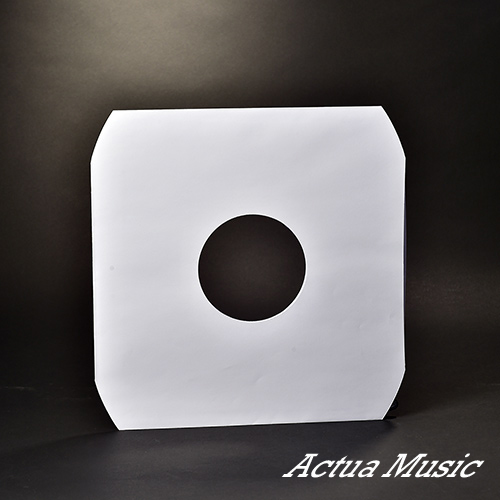 ACTUA MUSIC - Protection Disques Vinyles - Sous-pochette - 100 Pochettes  doublées pour 45 tours / EP